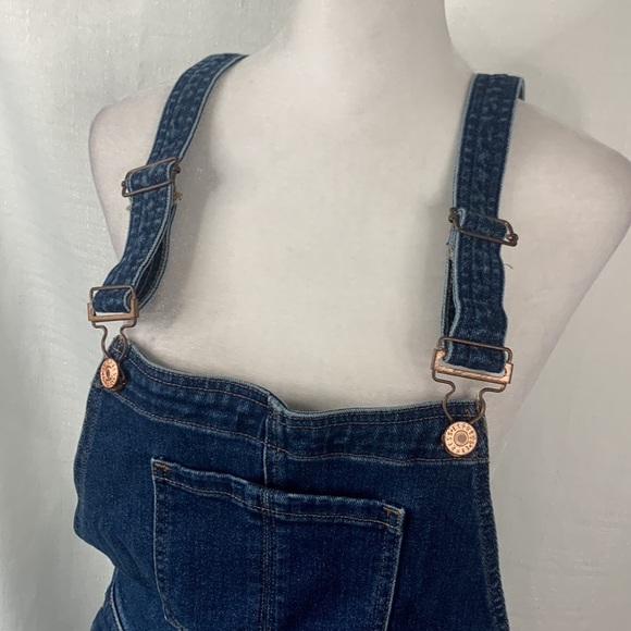 Express Ripped Straight Jean Overalls- NWT - Picture 3 of 16